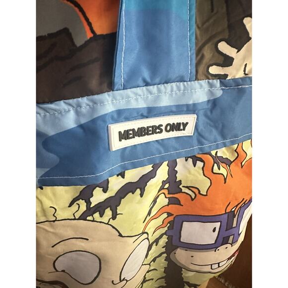 Members Only Nickelodeon Rugrats 1/2 Zip Pullover Windbreaker Mens Sz Small Y2K - Picture 9 of 14